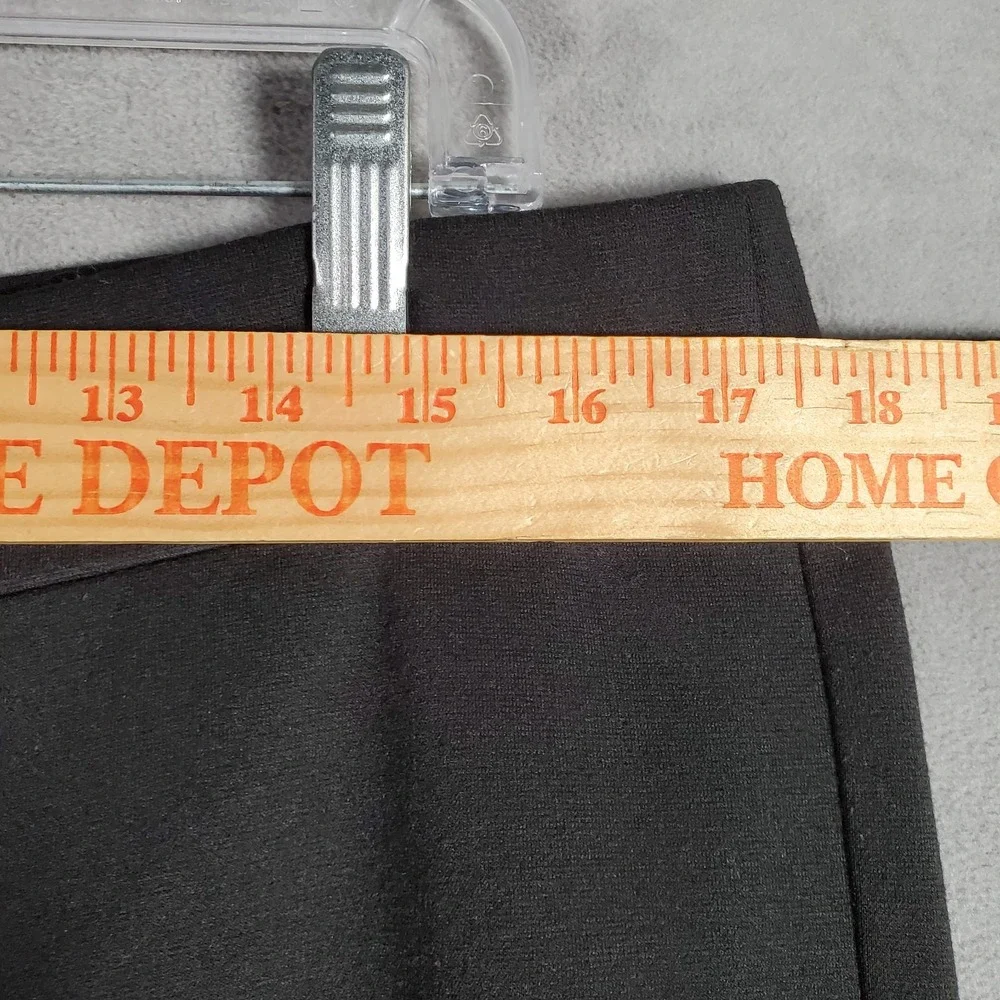 Michael Kors Pants Womens XL Black Pull On Stretch Slim Fit Minimal Classic - Picture 3 of 8